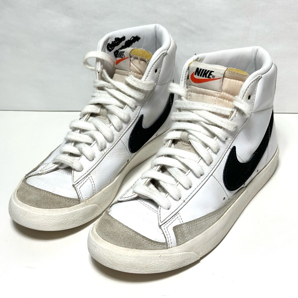 Nike Blazer 77 Vintage Mid White Black Size 7